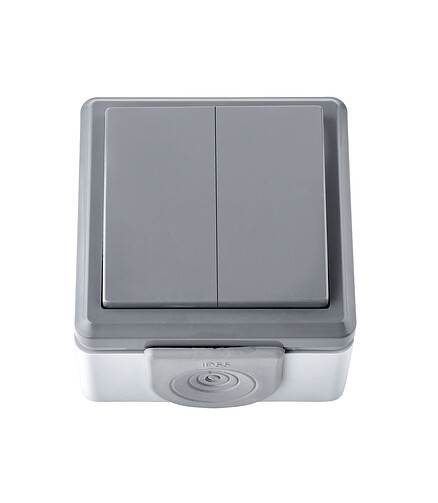 Выключатель Bylectrica ПРАЛЕСКА АКВА IP55 А5 10-2132(03) 2кл. 438x503 в Материке